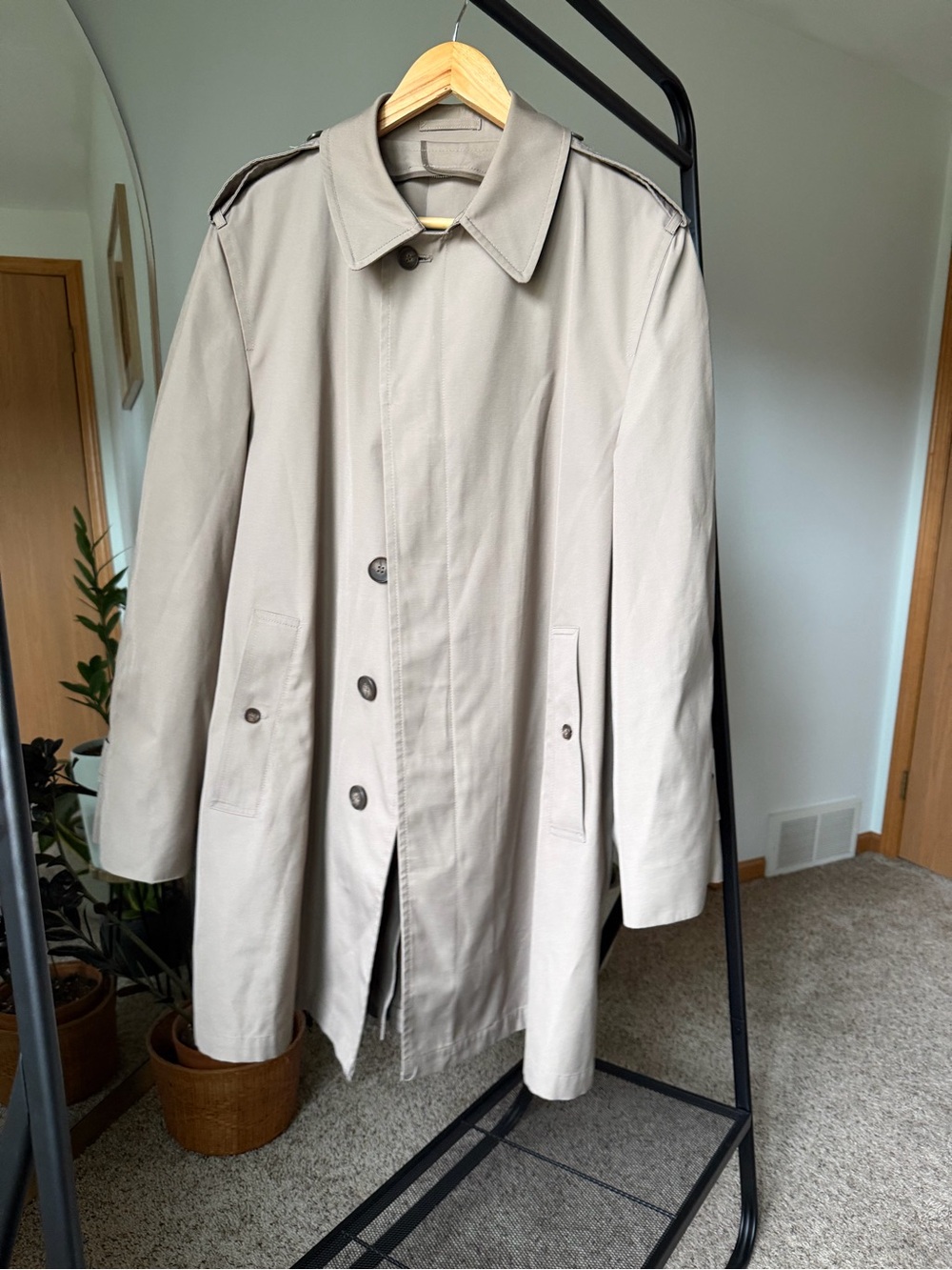 London Fog Classic Men's Trench Coat Tan